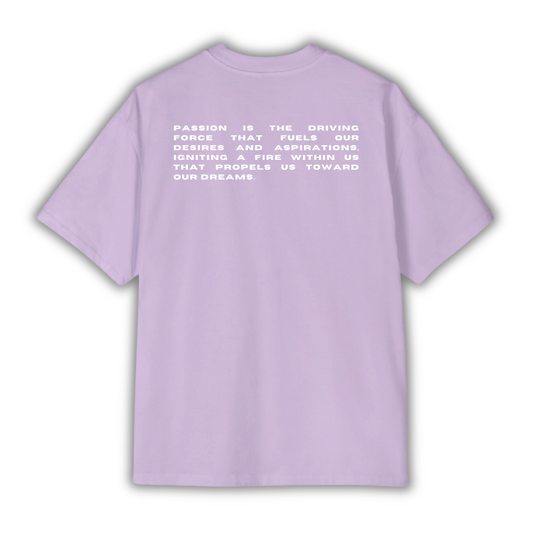 Lavender colour oversized t shirt