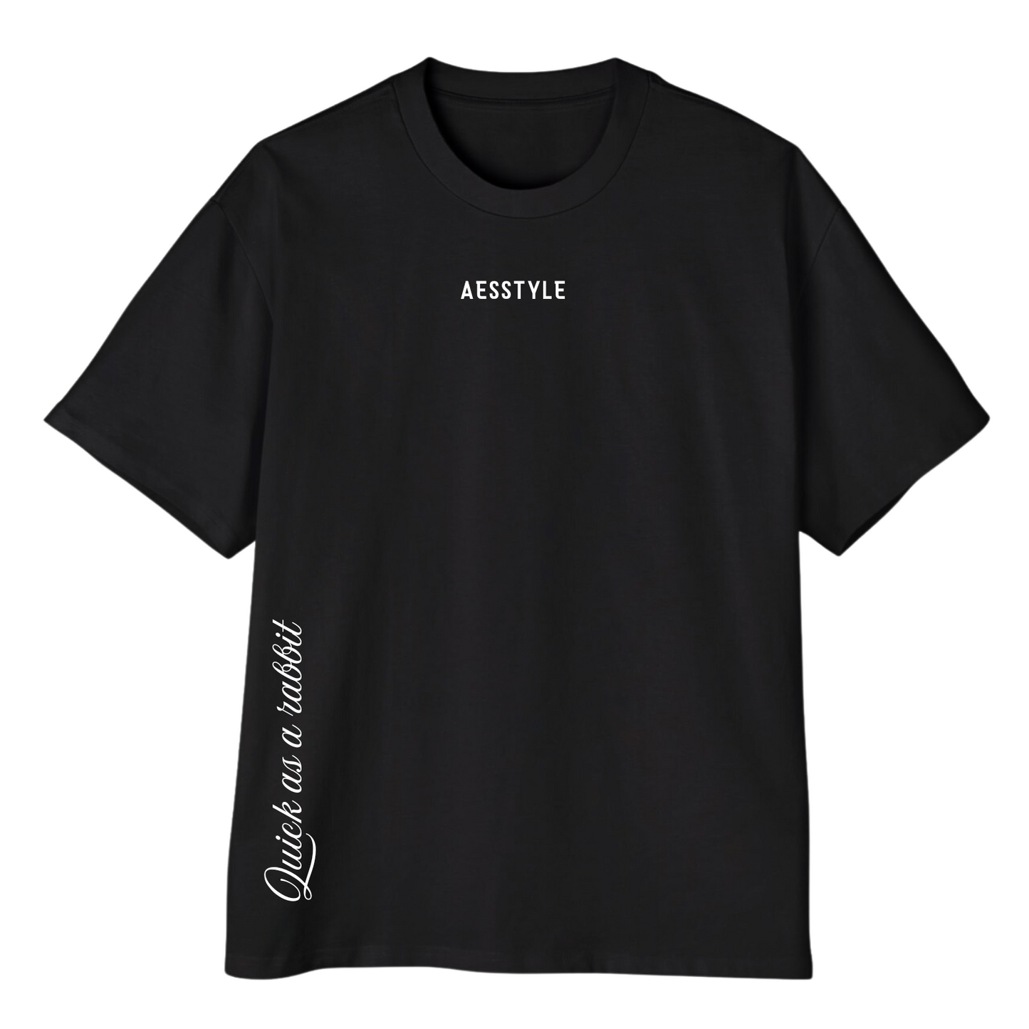 Printed oversized t shirt front side