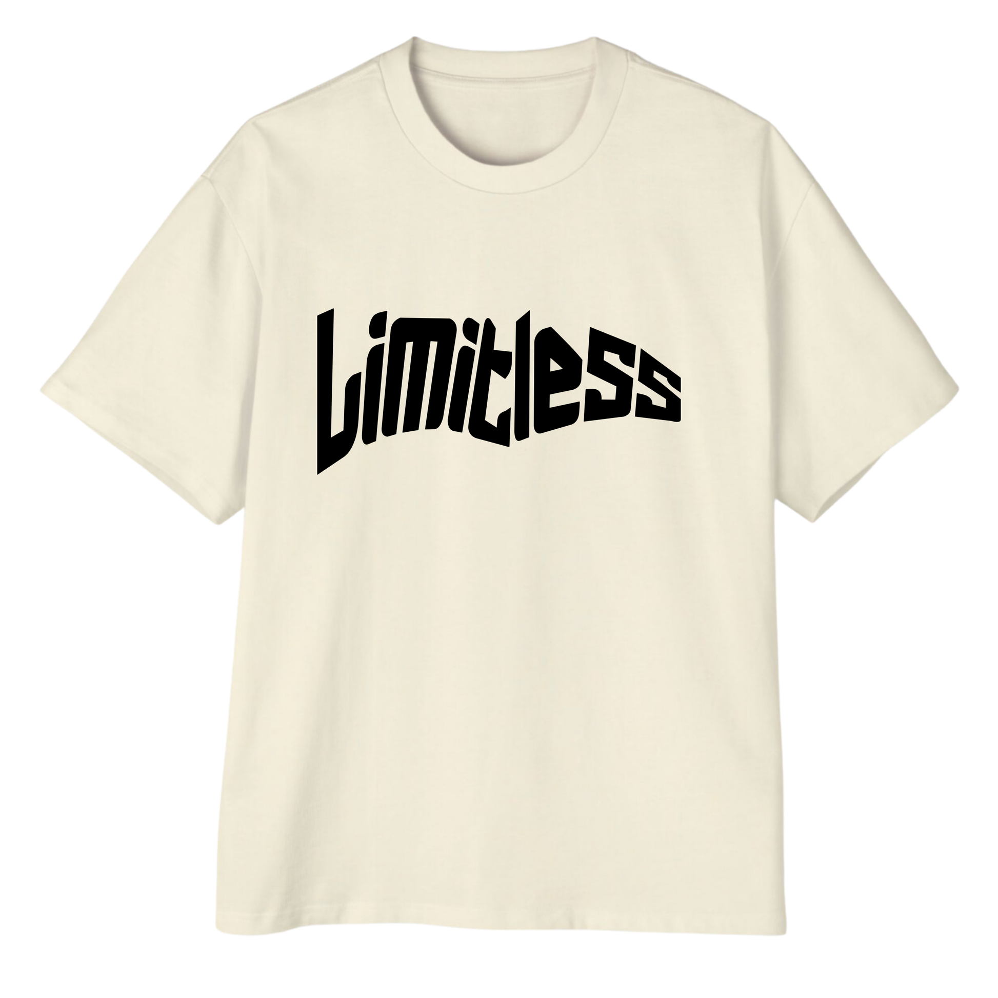 Front side limitless Oversized T-shirt Premium Quality 100% cotton bio washed