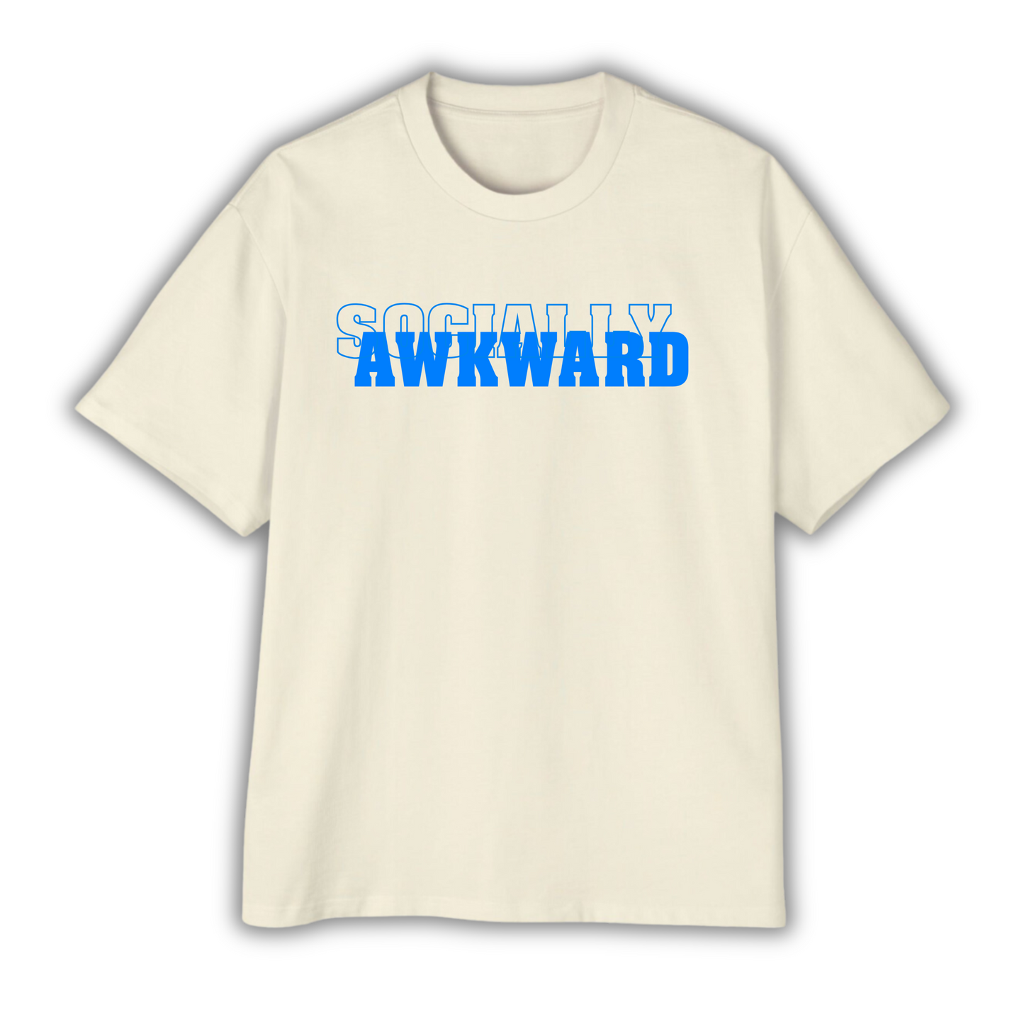 A Socially Awkward Oversized Premium Quality T-shirt (UNISEX)